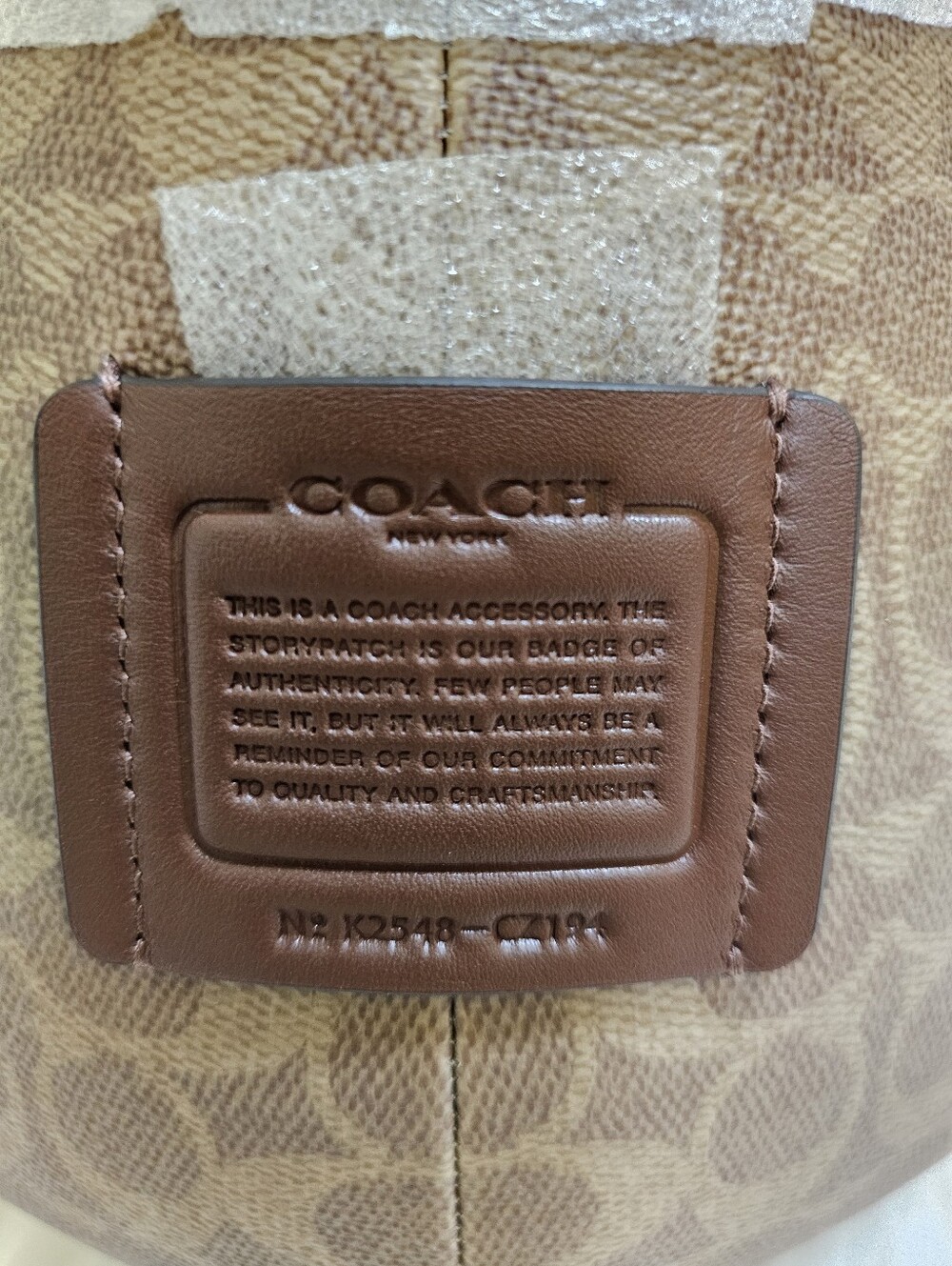 Coach Collectible Bear in Signature Canvas - Picture 6 of 12
